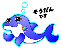 Kawaii Dolphin sticker #3646567