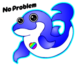 Kawaii Dolphin sticker #3646569