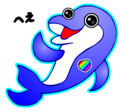 Kawaii Dolphin sticker #3646571
