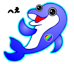 Kawaii Dolphin sticker #3646571