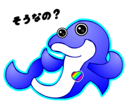 Kawaii Dolphin sticker #3646573