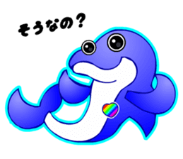 Kawaii Dolphin sticker #3646573
