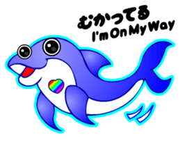 Kawaii Dolphin sticker #3646576