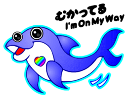 Kawaii Dolphin sticker #3646576