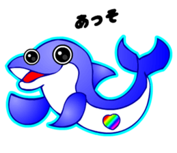 Kawaii Dolphin sticker #3646579