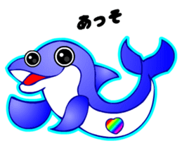 Kawaii Dolphin sticker #3646579