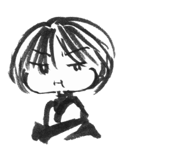 cuteblack05 sticker #3646714