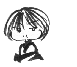 cuteblack05 sticker #3646714