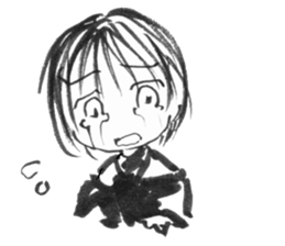 cuteblack05 sticker #3646715