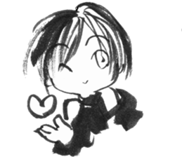 cuteblack05 sticker #3646718