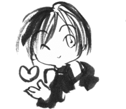 cuteblack05 sticker #3646718