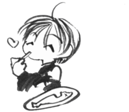 cuteblack05 sticker #3646721