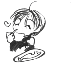 cuteblack05 sticker #3646721