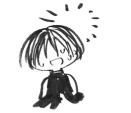 cuteblack05 sticker #3646733