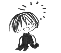 cuteblack05 sticker #3646733