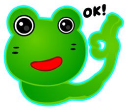 Kawaii Frog sticker #3646874