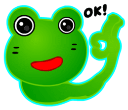 Kawaii Frog sticker #3646874