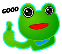 Kawaii Frog sticker #3646880