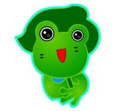 Kawaii Frog sticker #3646895