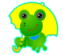 Kawaii Frog sticker #3646897