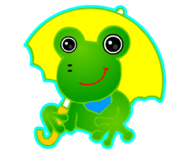 Kawaii Frog sticker #3646897