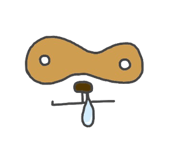 Koide raccoon dog(only face parts) sticker #3646948