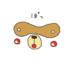 Koide raccoon dog(only face parts) sticker #3646951