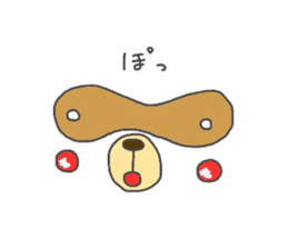 Koide raccoon dog(only face parts) sticker #3646951