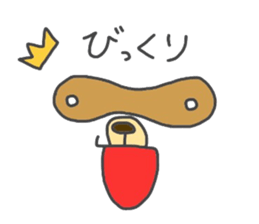 Koide raccoon dog(only face parts) sticker #3646959