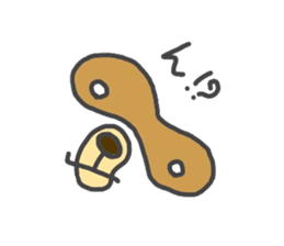 Koide raccoon dog(only face parts) sticker #3646960