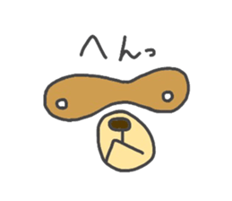 Koide raccoon dog(only face parts) sticker #3646961