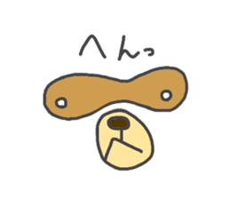 Koide raccoon dog(only face parts) sticker #3646961