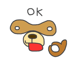 Koide raccoon dog(only face parts) sticker #3646964