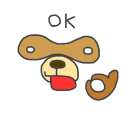 Koide raccoon dog(only face parts) sticker #3646964