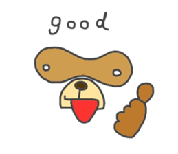 Koide raccoon dog(only face parts) sticker #3646965