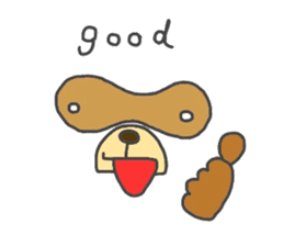 Koide raccoon dog(only face parts) sticker #3646965