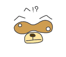 Koide raccoon dog(only face parts) sticker #3646970