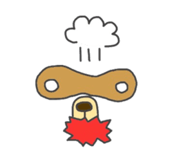 Koide raccoon dog(only face parts) sticker #3646982