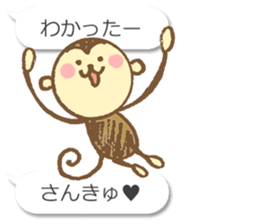 Talkative Monkey sticker #3647001