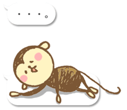 Talkative Monkey sticker #3647014