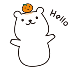 Chewy bear with Orange (English) sticker #3647185