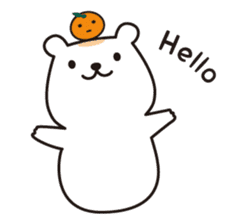 Chewy bear with Orange (English) sticker #3647185