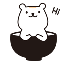 Chewy bear with Orange (English) sticker #3647186