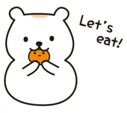 Chewy bear with Orange (English) sticker #3647194