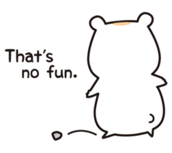 Chewy bear with Orange (English) sticker #3647198