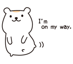 Chewy bear with Orange (English) sticker #3647203