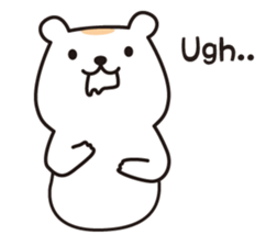 Chewy bear with Orange (English) sticker #3647208