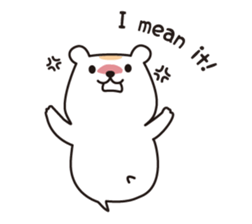 Chewy bear with Orange (English) sticker #3647217