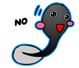 Kawaii Tadpole sticker #3647472