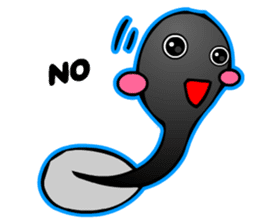 Kawaii Tadpole sticker #3647472